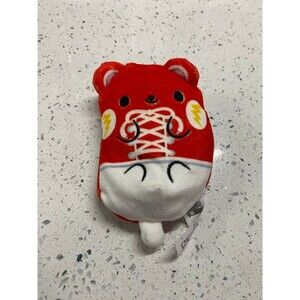 Bears VS Donuts Sneakers Bear Tennis Shoe Laces 4" Beanbag Plush Fidget #076
